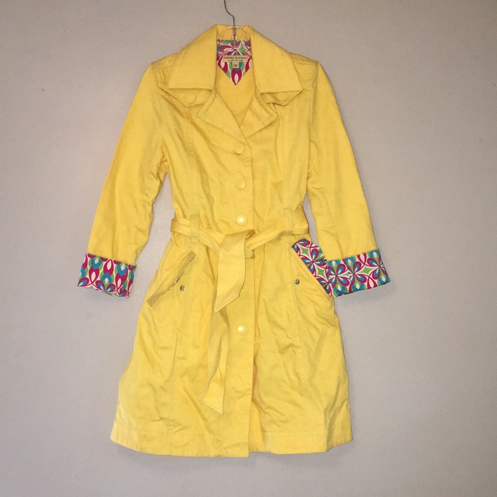 Tommy Jeans Tommy Hilfiger Yellow trench coat